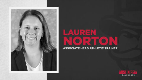 Lauren Norton joins Austin Peay State University as associate head athletic trainer. (APSU Sports Information)