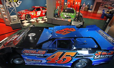 "Start Your Engines! A Celebration of Racing in Montgomery County" exhibit at the Customs House Museum and Cultural Center.
