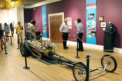 "Start Your Engines! A Celebration of Racing in Montgomery County" exhibit at the Customs House Museum and Cultural Center.