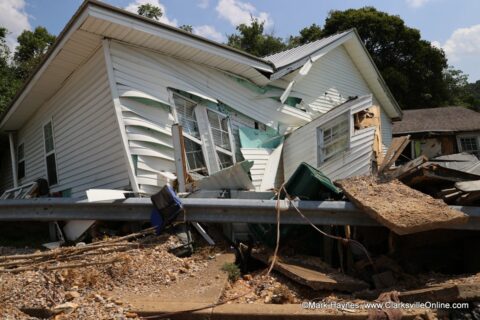 Flood Damage in Waverly Tennessee.