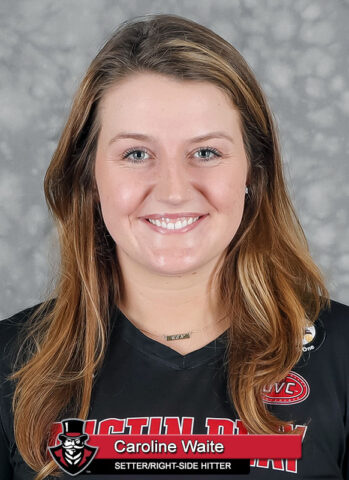2021-22 APSU Volleyball - Caroline Waite. (Robert Smith, APSU Sports Information)