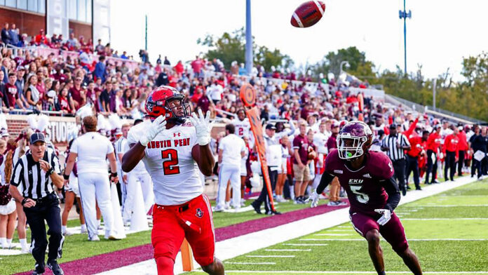 Austin Peay State University Football loses to Eastern Kentucky 35-27 at Roy Kidd Stadium, Saturday. (APSU Sports Information)