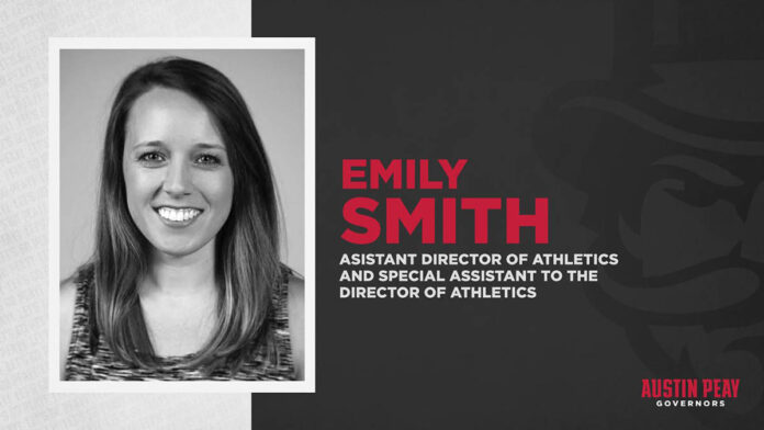 Austin Peay State University assistant director of athletics Emilly Smith. (APSU Sports Information)