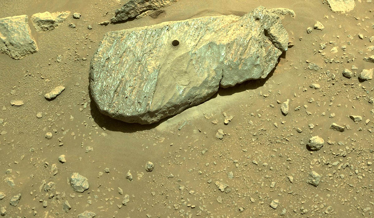 NASA’s Mars Perseverance Rover has cored its First Rock