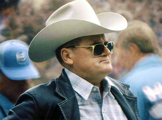 Oilers head coach O.A. 'Bum' Phillips. (Tennessee Titans)