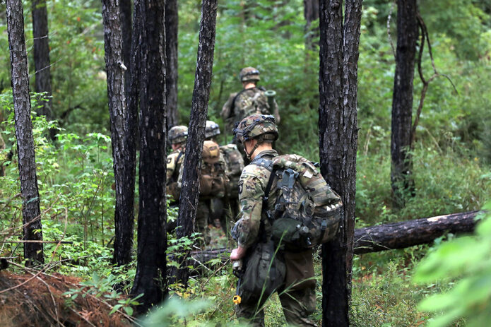 2-506 Infantry Regiment, 3rd Brigade Combat Team, 101st Airborne Division (Air Assault) Soldiers secure a small town from enemy combatants at Joint Readiness Training Center, Fort Polk, LA. In the 101st we are shifting back into training for large-scale combat operations, this type of training at JRTC is essential to how the 101st maintains its readiness to win any future fight when called upon to defend the nation. (Spc. Jordy Harris, 101st Airborne Division) 2-506 Infantry Regiment, 3rd Brigade Combat Team, 101st Airborne Division (Air Assault) Soldiers secure a small town from enemy combatants at Joint Readiness Training Center, Fort Polk, LA. In the 101st we are shifting back into training for large-scale combat operations, this type of training at JRTC is essential to how the 101st maintains its readiness to win any future fight when called upon to defend the nation. (Spc. Jordy Harris, 101st Airborne Division)