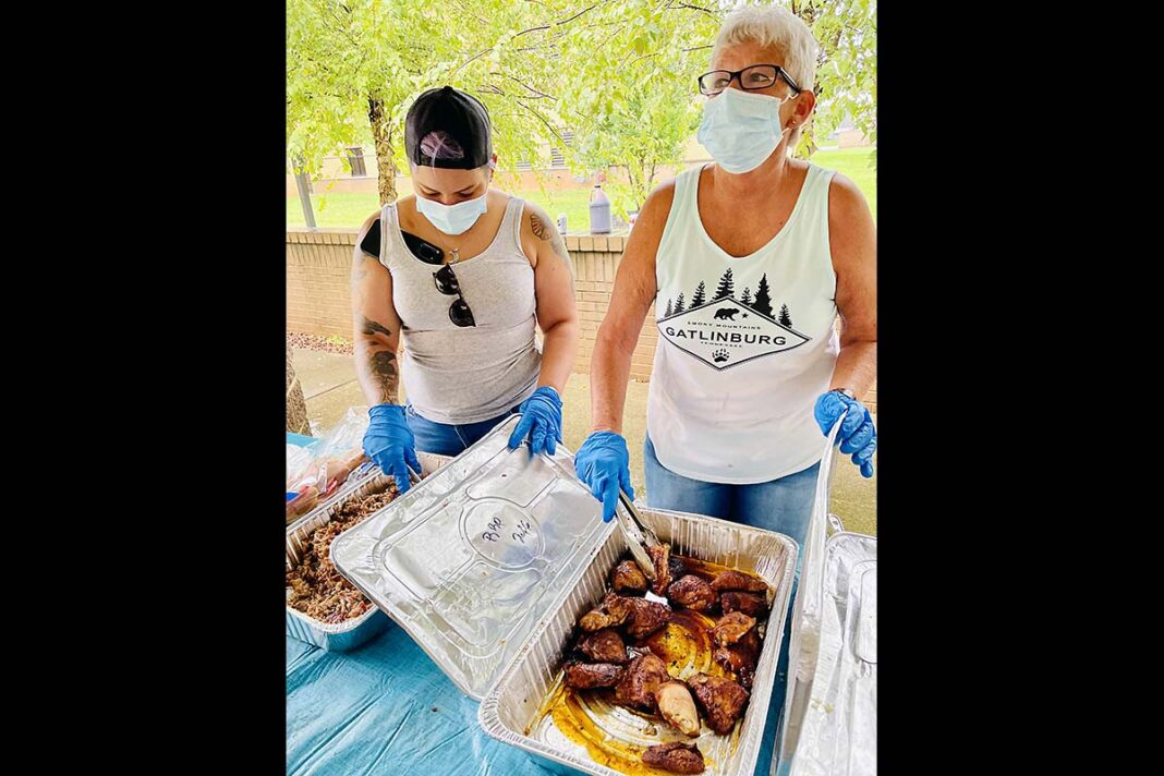 American Legion Post 233 provides meals at Fort Campbell Soldier