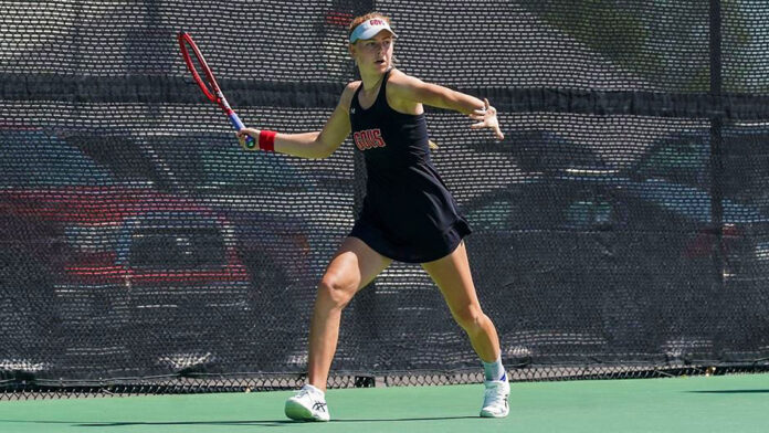 Austin Peay State University Women's Tennis team picks up five victories in first day of UNA Fall Invitational. (Eric Elliot, APSU Sports Information)