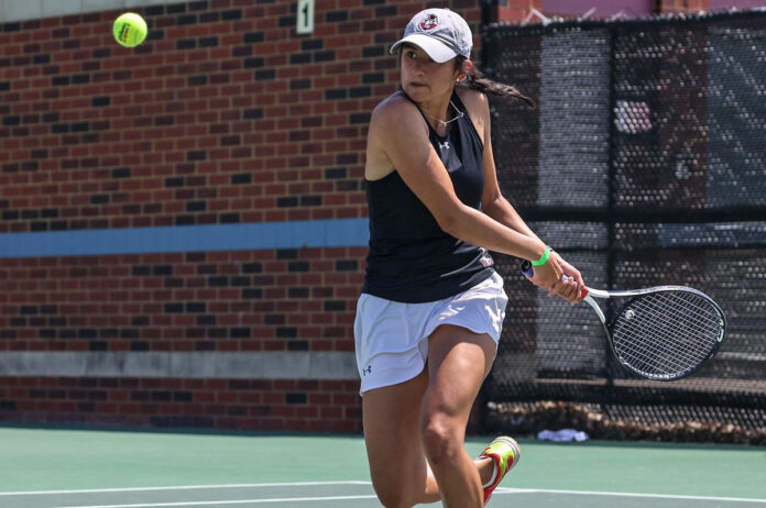 Austin Peay State University Women's Tennis triumphs in fall finale. (Eric Elliot, APSU Sports Information)