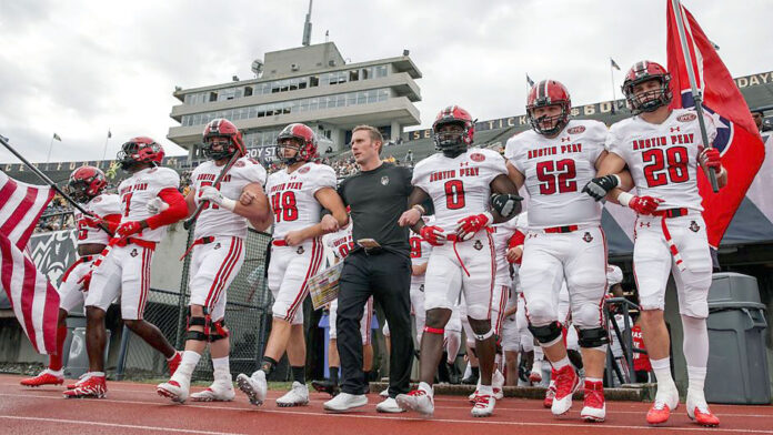 Austin Peay State University Football begins Battle for Sgt. York Trophy this Saturday at UT Martin. (Eric Elliot, APSU Sports Information)