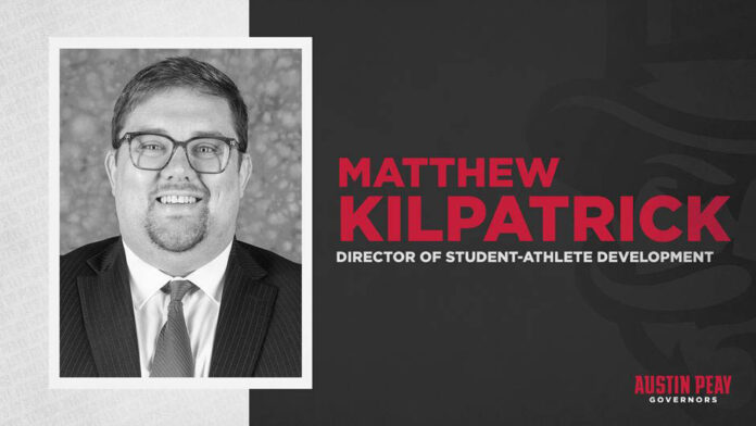 Austin Peay State University director of studen-athlete development Matthew Kilpatrick. (APSU Sports Information)