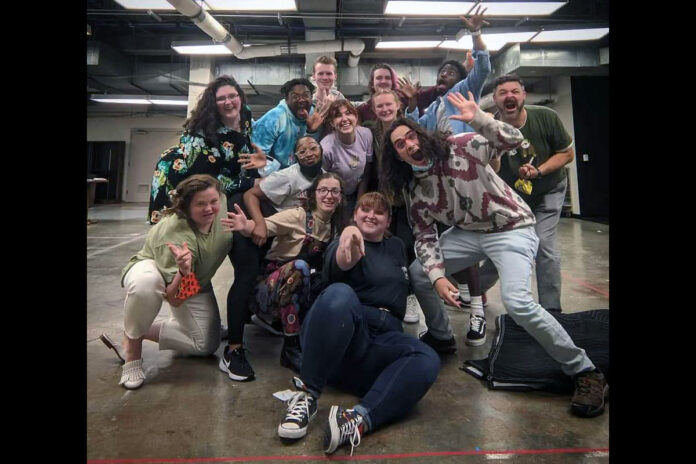 Jake Brasch, standing in front at right, poses with the Austin Peay State University crew. (APSU)