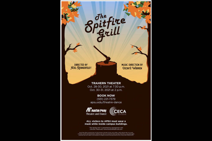 Musical "The Spitfire Grill" opens at Austing Peay State University on October 27th. (APSU)