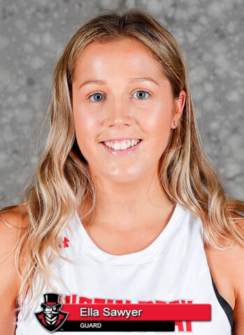 2021-22 APSU Women's Basketball - Ella Sawyer. (Robert Smith, APSU Sports Information)