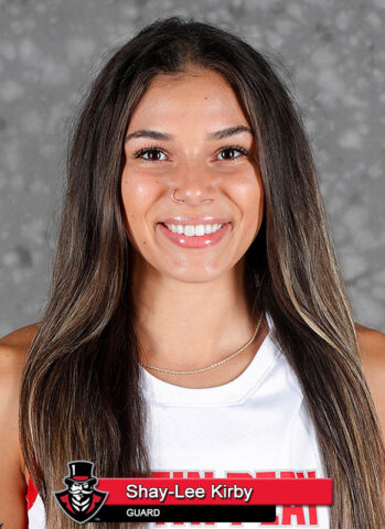 2021-22 APSU Women's Basketball - Shay-Lee Kirby. (Robert Smith, APSU Sports Information)