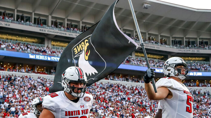 Austin Peay State Unviersity Football hosts Eastern Illinois Panthers for Military Appreciation Day at Fortera Stadium. (Eric Elliot, APSU Sports Information)