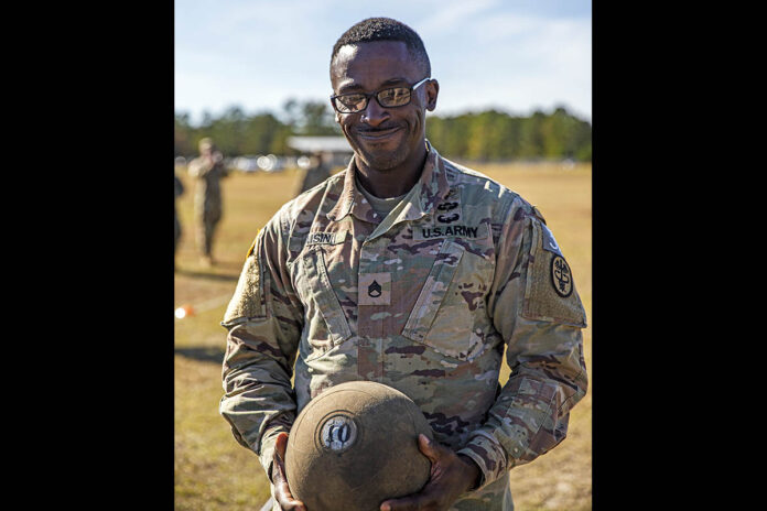 U.S. Army Staff Sgt. Terrence Laisin. (U.S. Army photo by Spc. Rhianna Ballenger)