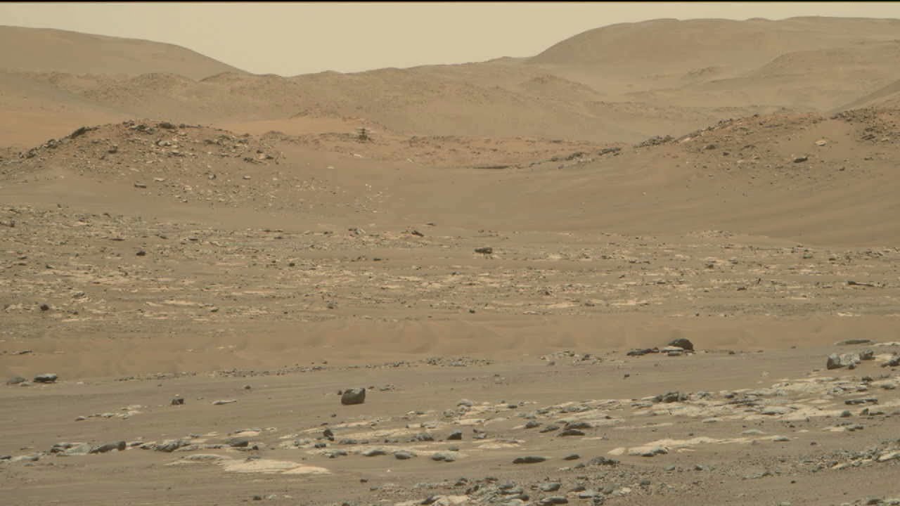 NASA&rsquo;s Perseverance Rover takes video of Ingenuity Mars Helicopter flight