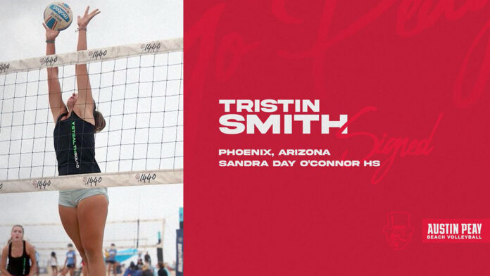 Austin Peay State University Beach Volleyball adds Tristin Smith during 2021-22 early signing period. (APSU Sports Information)