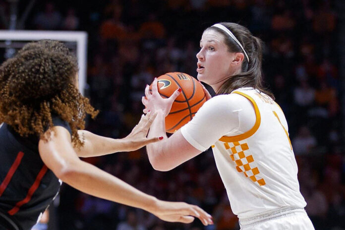 #7/9 Tennessee Lady Vols Basketball Cruises Past East Tennessee State at Thompson-Boling Arena, 112-58. (Emma Corona, UT Athletics)