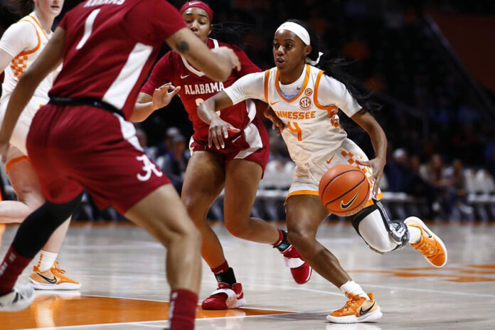 #7/9 Tennessee Women's Basketball Team Opens SEC Play With 62-44 Win Over Alabama. (UT Athletics)