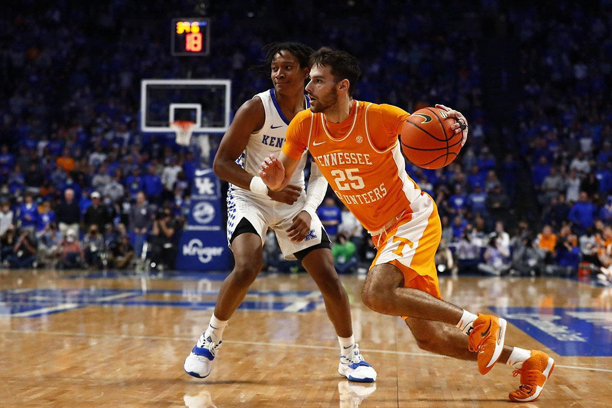 #22 Tennessee Men's Basketball Falls On The Road To #18 Kentucky. (UT Athletics)