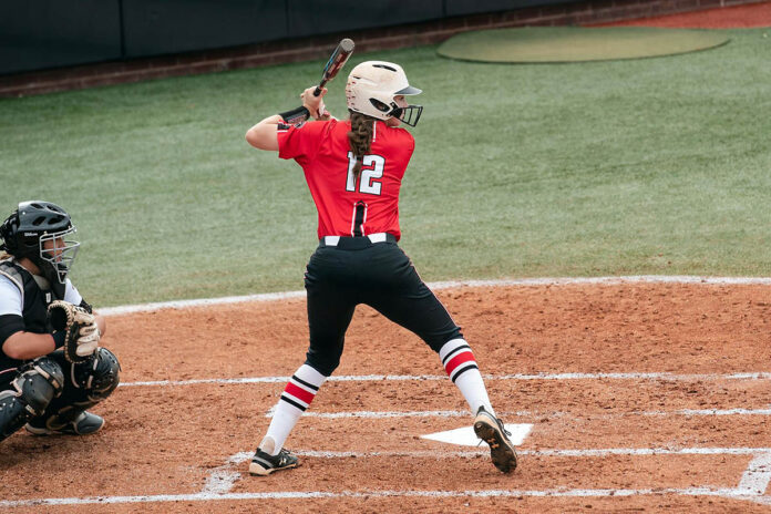 Austin Peay State Unviersity Softball infielder Brooke Pfeferle had 5 RBIs against North Alabama. (APSU Sports Information)