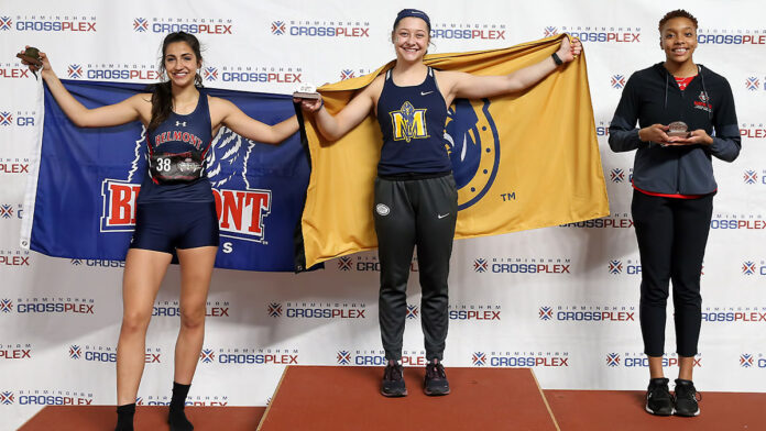 Austin Peay State University Track and Field senior Denia Hill-Tate had a second-place finish in the high jump. (APSU Sports Information)