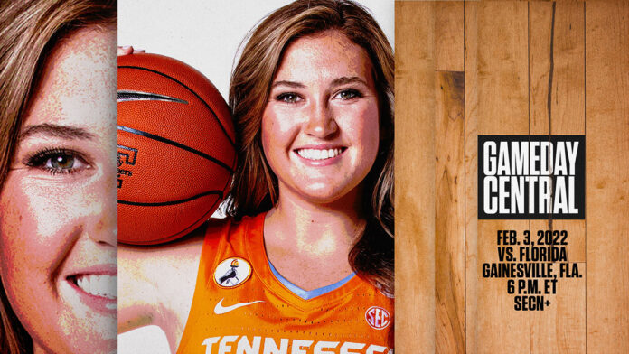 Tennessee Women's Basketball plays Floridain Gainesville, Thursday. (UT Athletics)