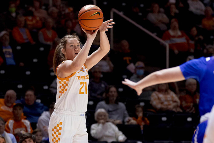 Tennessee Women's Basketball Team Drops Game at Florida, 84-59. (UT Athletics)