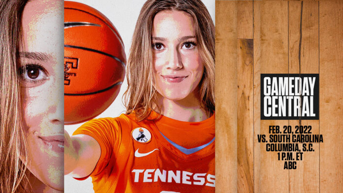 Tennessee Women's Basketball is on the road Sunday to face off against South Carolina. (UT Athletics)