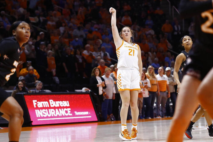 Tennessee Women's Basketball sophomore Tess Darby scored a career-high 17 points in home win over Mississippi State. (UT Athletics)