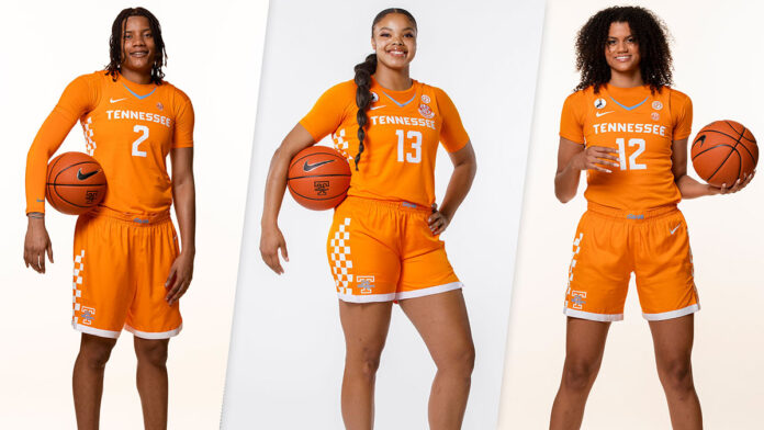 Tennessee Women's Basketball honors Alexus Dye, Keyen Green and Rae Burell on Senior Day before the game with LSU, Sunday. (UT Athletics)