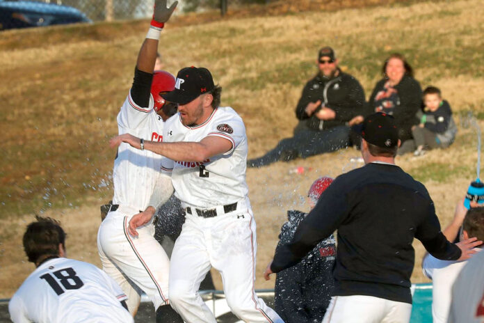 Austin Peay State University Baseball strikes again with walk-off walk to down Boston College. (Robert Smith, APSU Sports Information)