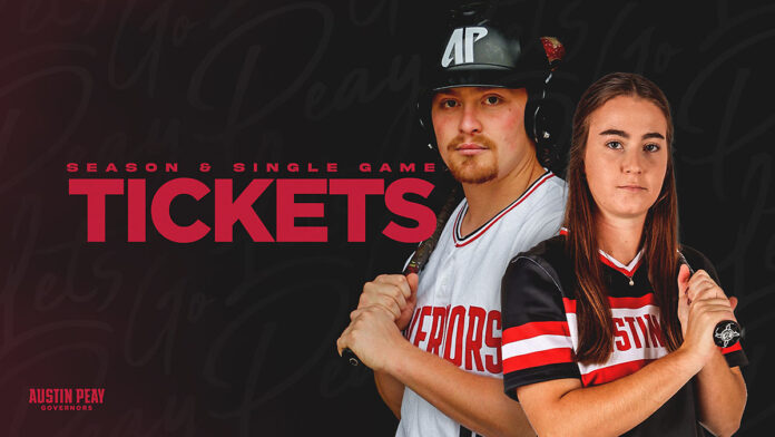 Single-game and season tickets on sale for Austin Peay State Uniersity Baseball and Softball. (APSU Sports Information)