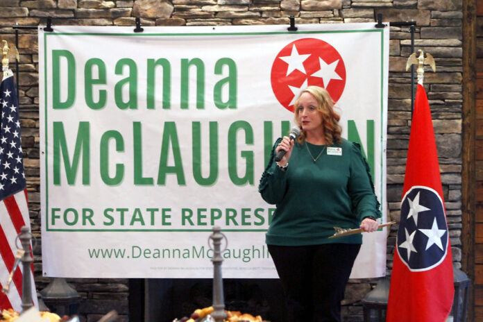 Deanna McLaughlin announces run for TN State Representative in newly formed District 75.