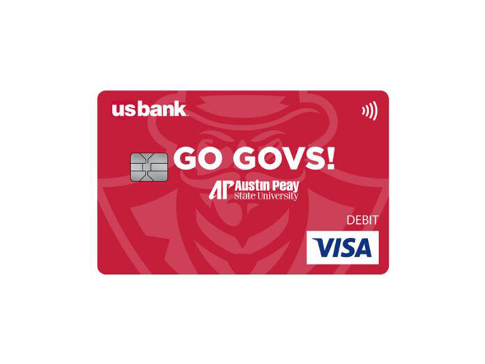 Austin Peay State University Go Govs debit card. (APSU)