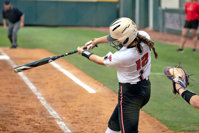 Austin Peay State University Softball infielder Brooke Pfefferle had 4 hits and 3 RBIs on final day of Jacksonville State Invite. (APSU Sports Information)