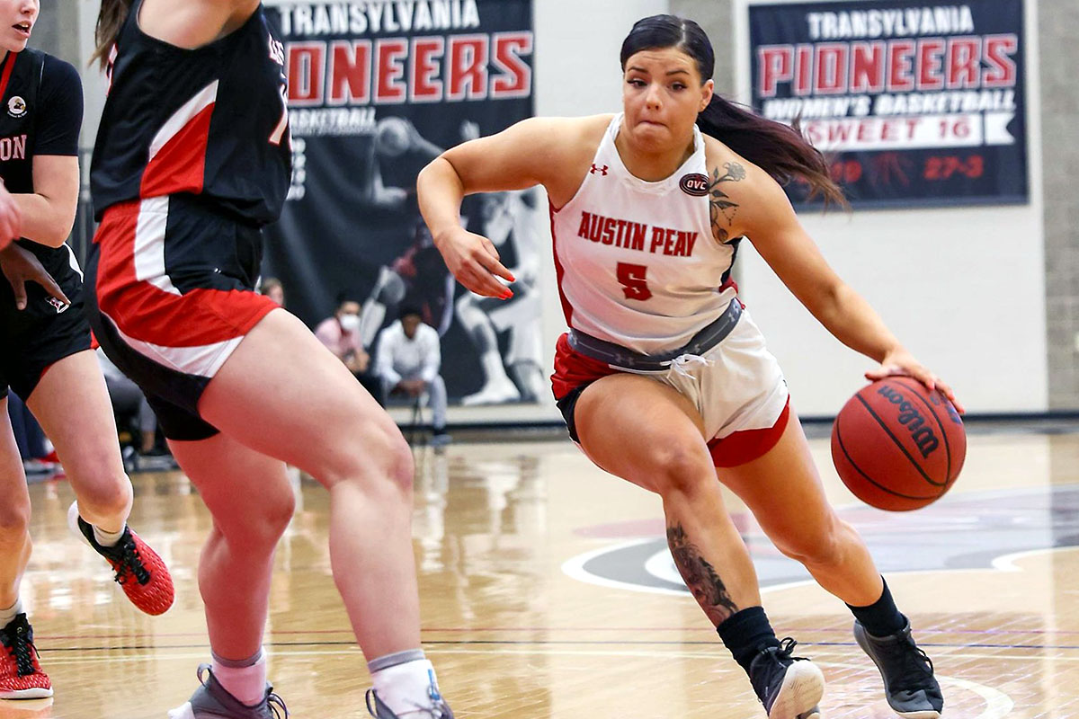 Austin Peay State University Women&rsquo;s Basketball loses to Davidson at WBI, 66-58