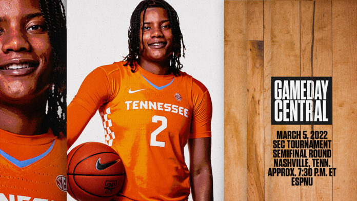 Tennessee Women's Basketball faces Kentucky in SEC Semifinals at Bridgestone Arena Saturday night at 6:30pm CT. (UT Athletics)