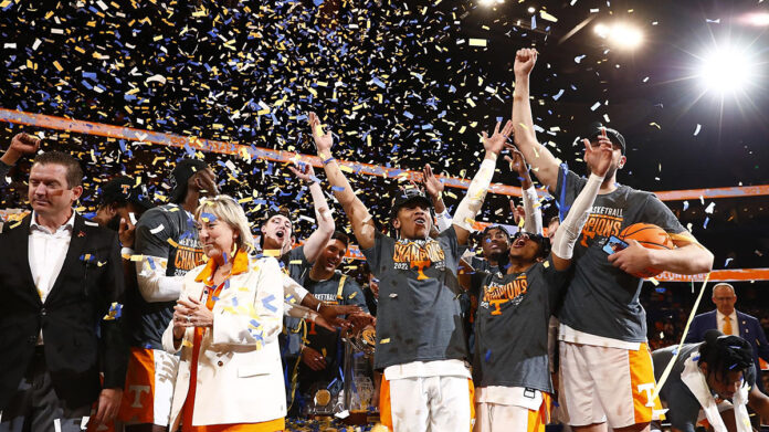 Tennessee Men's Basketball Claims First SEC Tournament Title Since 1979. (UT Athletics)