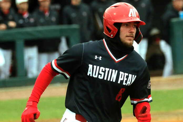 Austin Peay State University Baseball drops series finale at Saint Louis. (Robert Smith, APSU Sports Information)