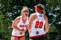 Austin Peay State University Beach Volleyball launches title defense at FAU Beach Burrow Bash. (Eric Elliot, APSU Sports Information)