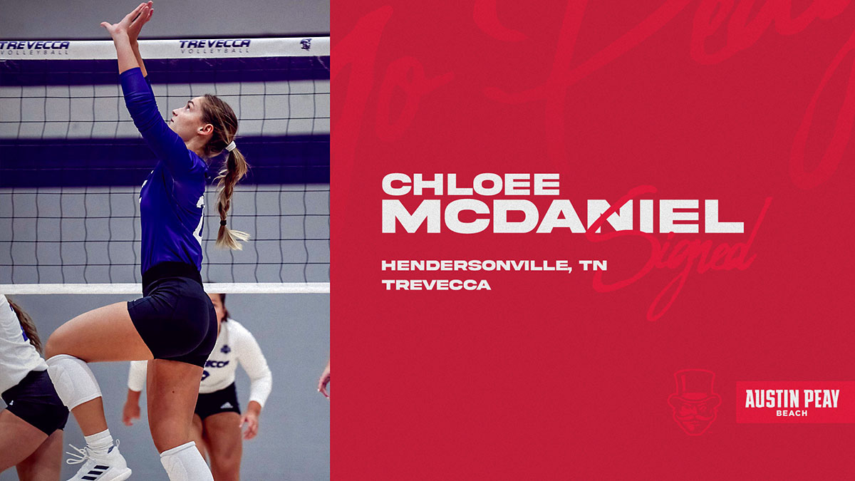 APSU Beach Volleyball adds Chloee McDaniel for 2023 campaign