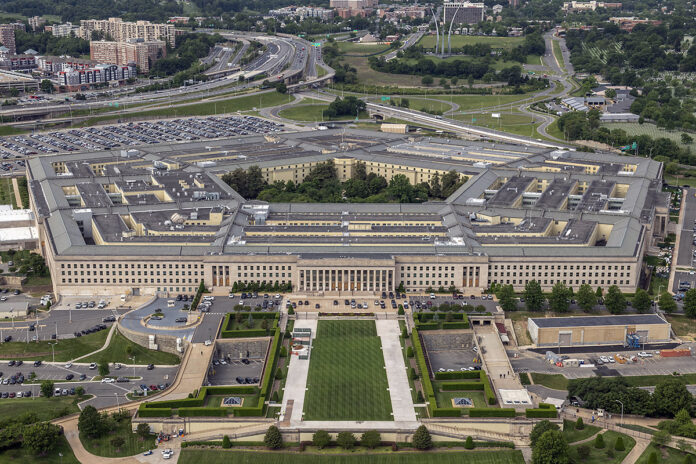 An aerial view of the Pentagon. (Air Force Staff Sgt. Brittany A. Chase, DOD)