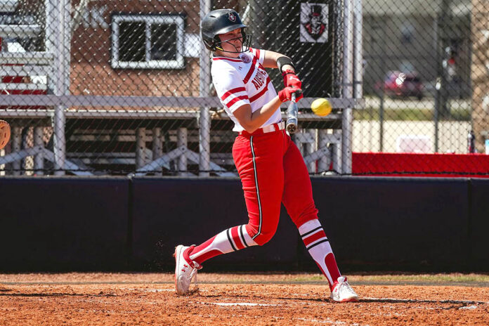 Lexi Osowski’s walk-off hit lifts Austin Peay State University Softball to sweep of Murray State Wednesday at Cathi Maynard Park. (APSU Sports Information)