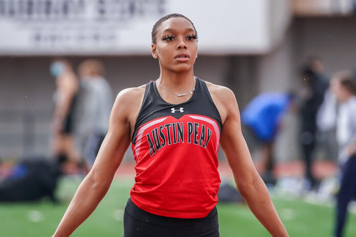 Austin Peay State University Track and Field Show Out at OVC Trio Challenge. (Eric Elliot, APSU Sports Information)