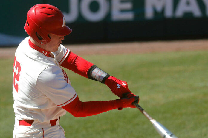 Austin Peay State University Baseball's Jack Alexander homers twice, Govs use 21-hit barrage to down UT Martin Skyhawks. (Robert Smith, APSU Sports Information)