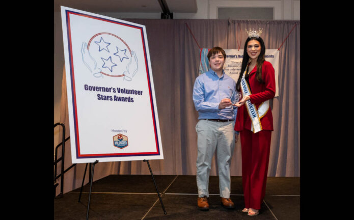 Ethan Morrow with Miss Tennessee