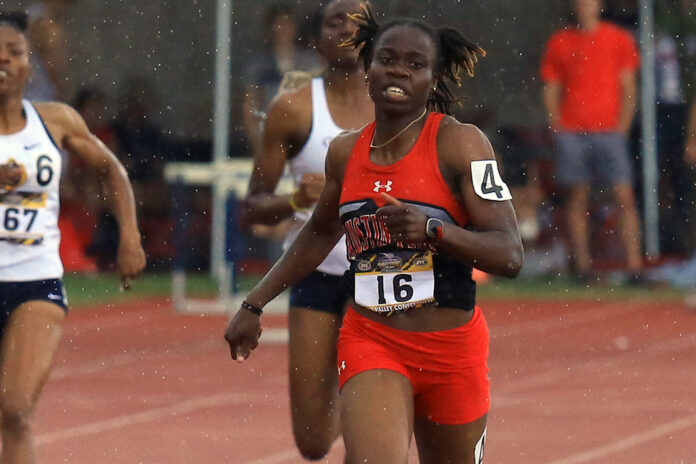 Austin Peay State University Track and Field finished fifth with 98 points while Kenisha Phillips was named OVC Track Athlete of the Year. (APSU Sports Information)